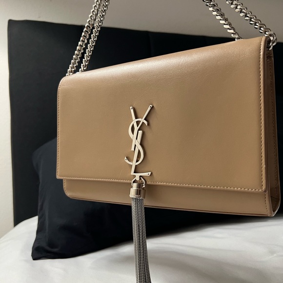 YSL Saint Laurent Kate Medium Crossbody Shoulder Bag w Tassel Yves Saint Laurent - Picture 1 of 9